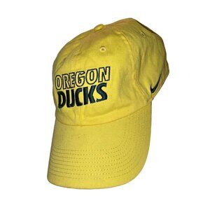 Oregon Ducks Adjustable Yellow Baseball Cap Nike Sportswear Dri-fit OS JJ3669